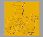 CAD浮雕装饰画立体模型