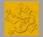 CAD浮雕装饰画立体模型