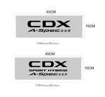 讴歌 CDX 运动款 车铭牌