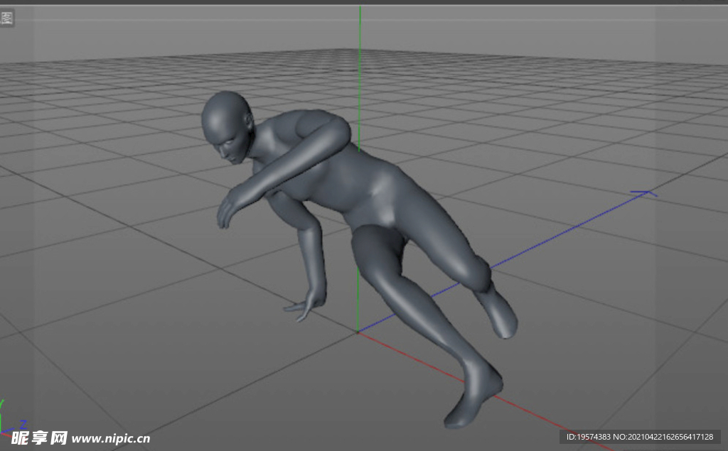 c4d模型街舞炫酷动作舞蹈扫描