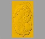 CAD浮雕装饰画立体模型
