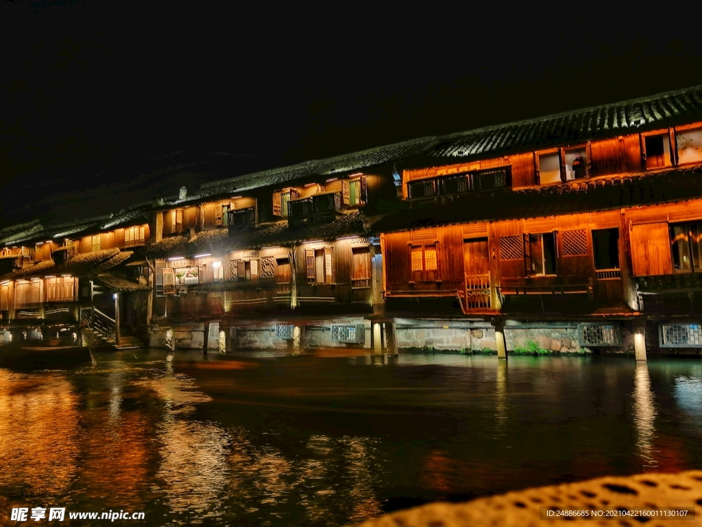 乌镇西栅夜景