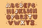 创意饼干字母