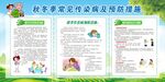 秋季传染病预防展板