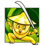 卡通水果武士