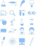 科学教育图标图片