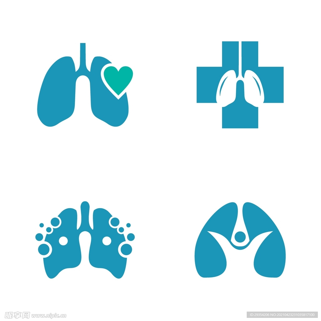 肺图标图片
