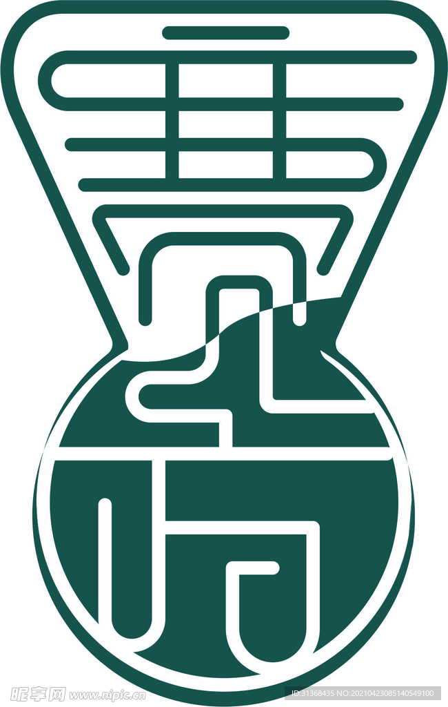绿瓶logo