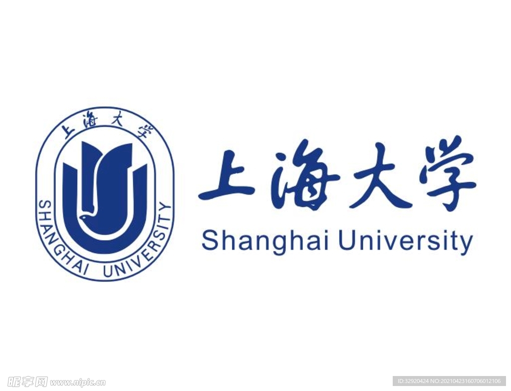 最新版上海大学校徽logo