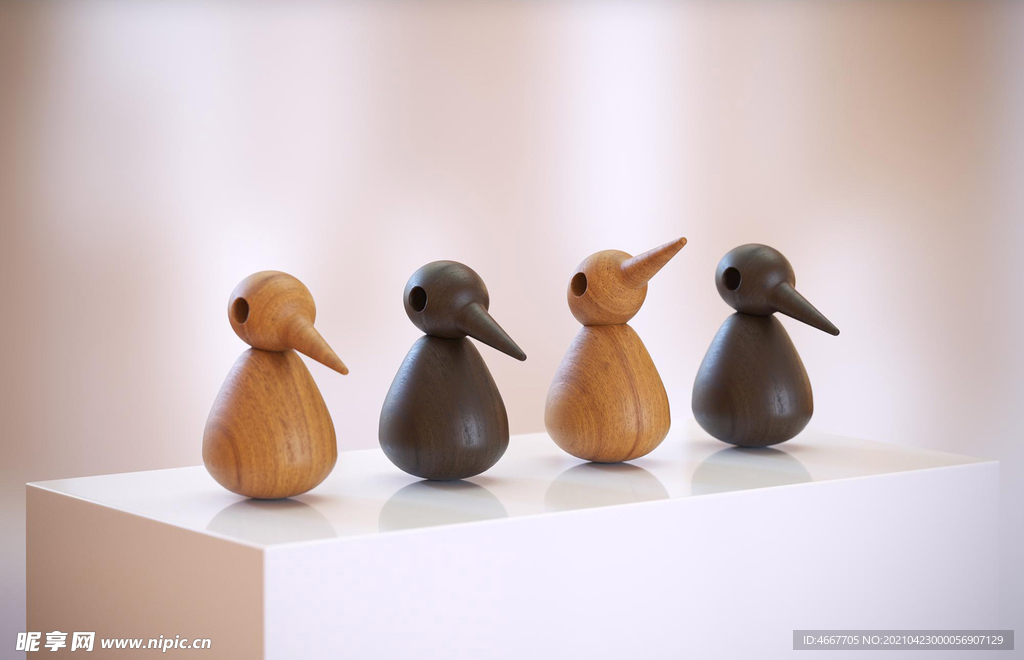 丹麦尖嘴鸟装饰品