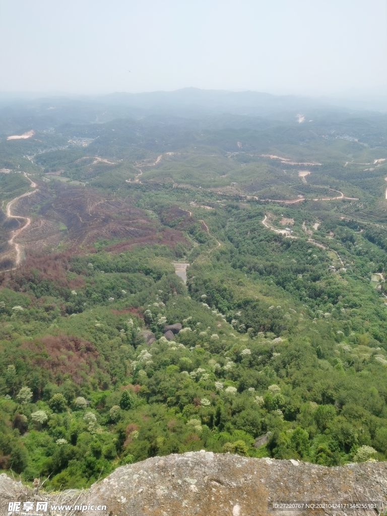 霍山风景登高 风景