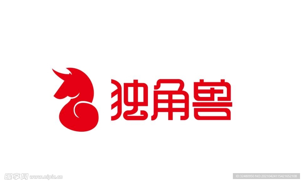 独角兽 logo 标识 标志 