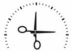 造型LOGO  剪刀 钟表