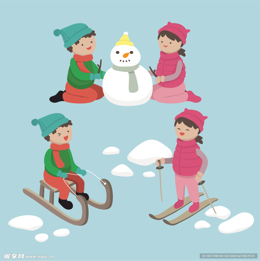 冬日儿童活动