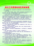 保洁工作质量标准及考核制度