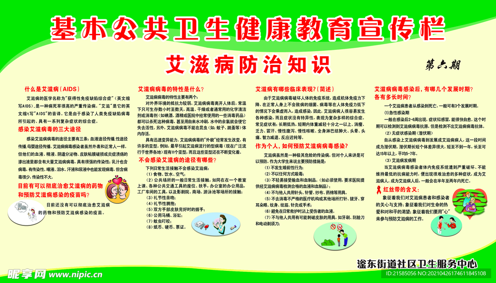 艾滋病宣传栏