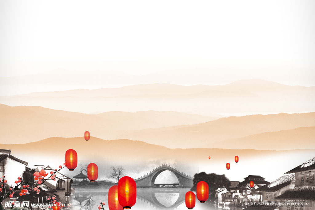 水墨背景