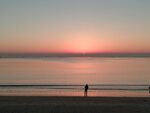 海边日出