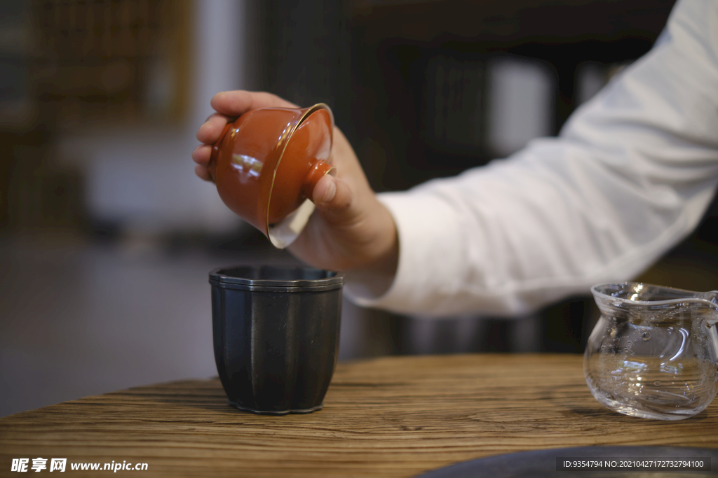 茶艺师泡茶