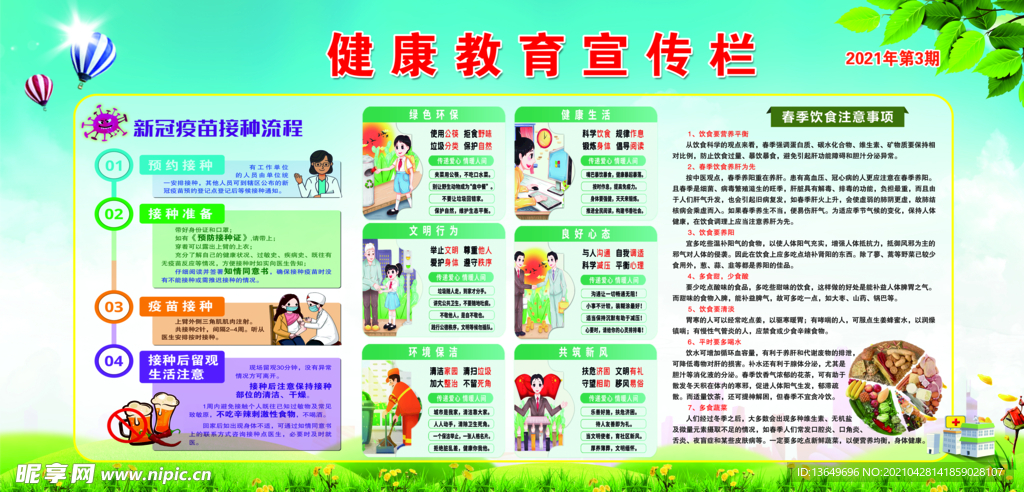 健康教育宣传栏