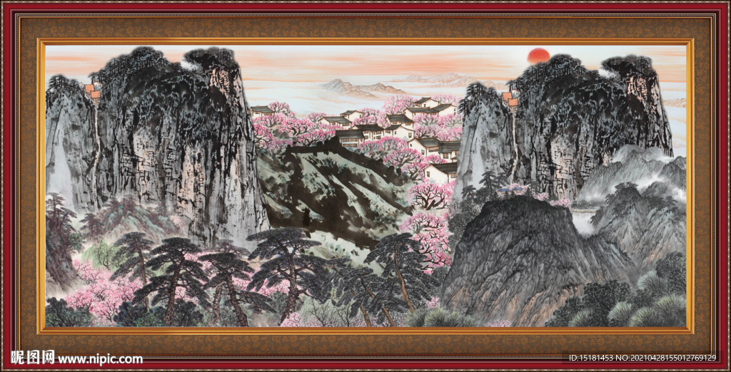 客厅中国画 