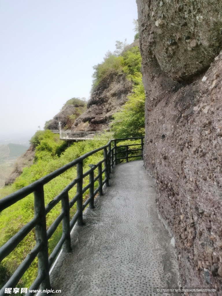 霍山景区登山栈道