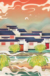 国风插画