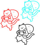 三色强盗猫