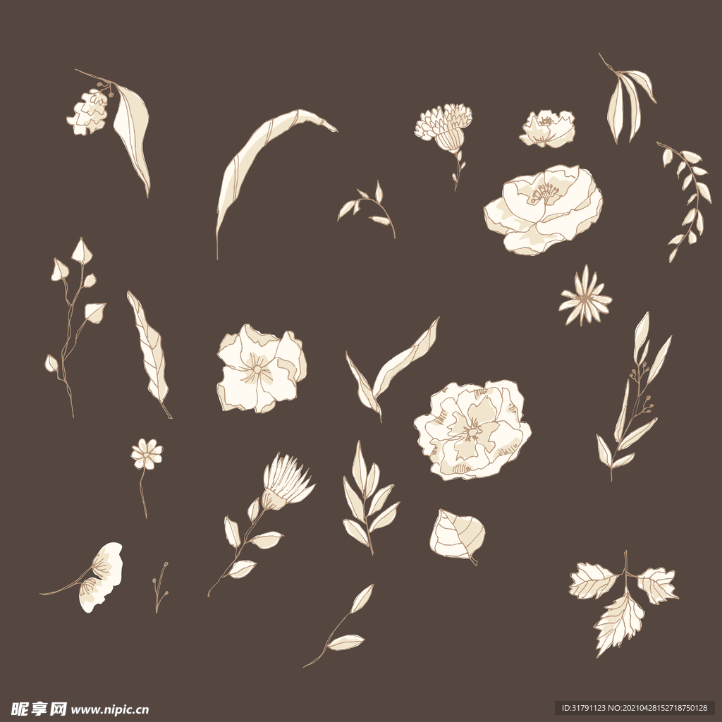 花草图案
