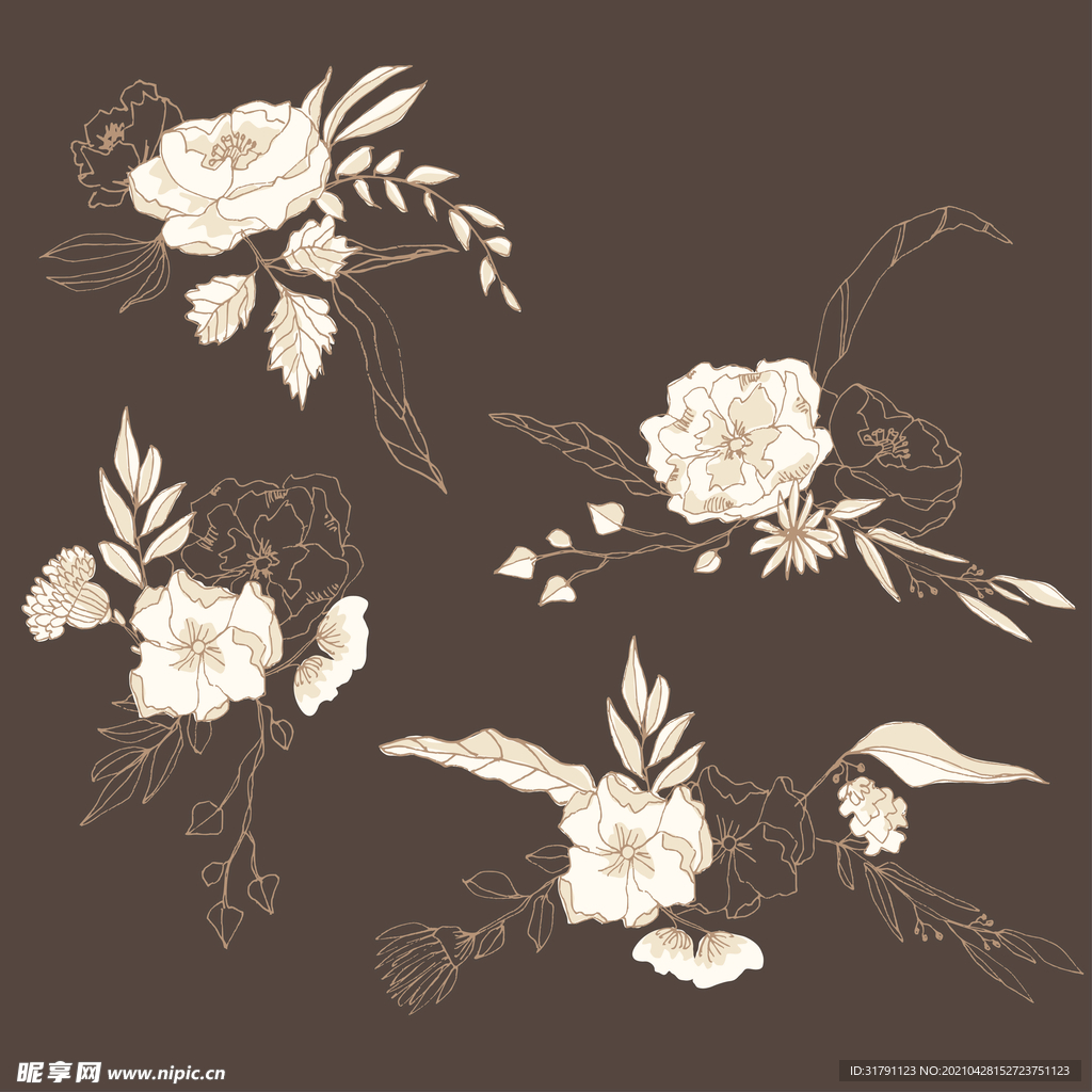花草图案