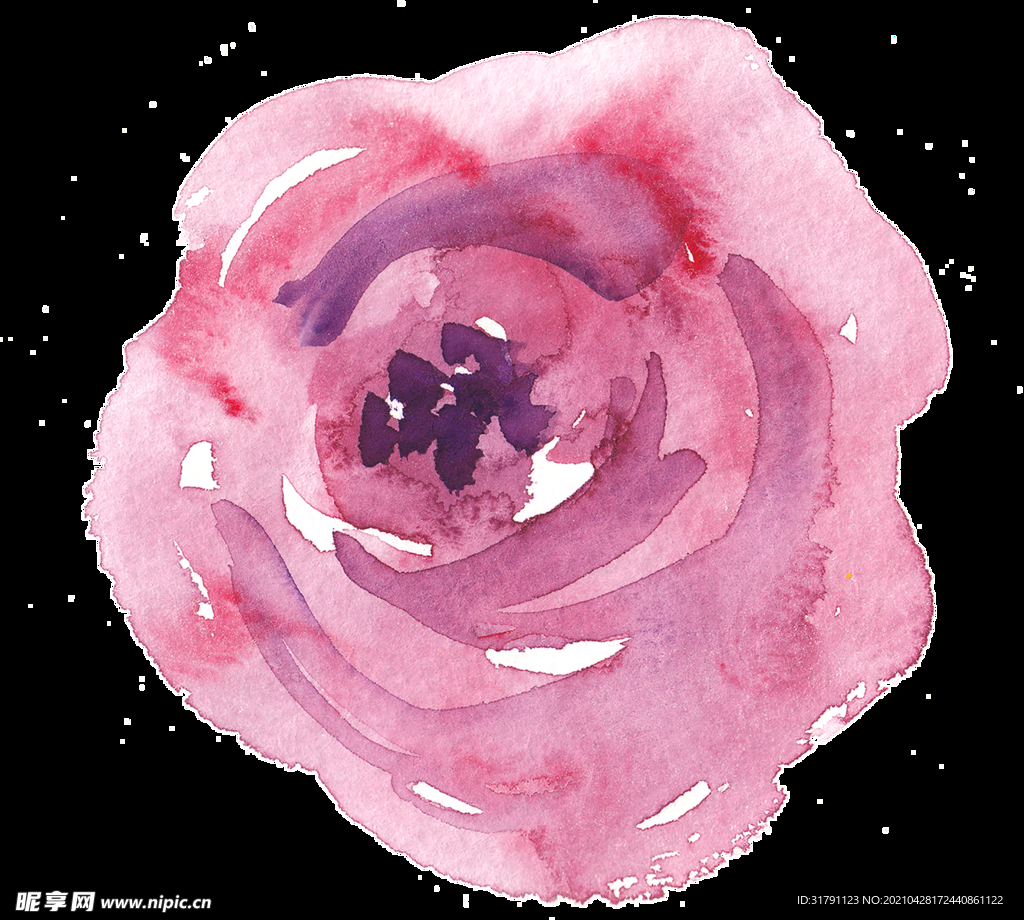 水彩花卉
