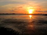 海滨夕阳风光