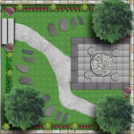 庭园平面规划