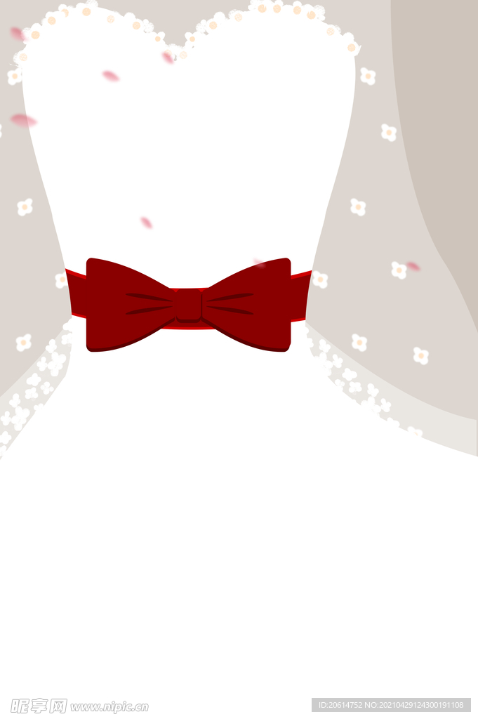 结婚背景墙创意海报