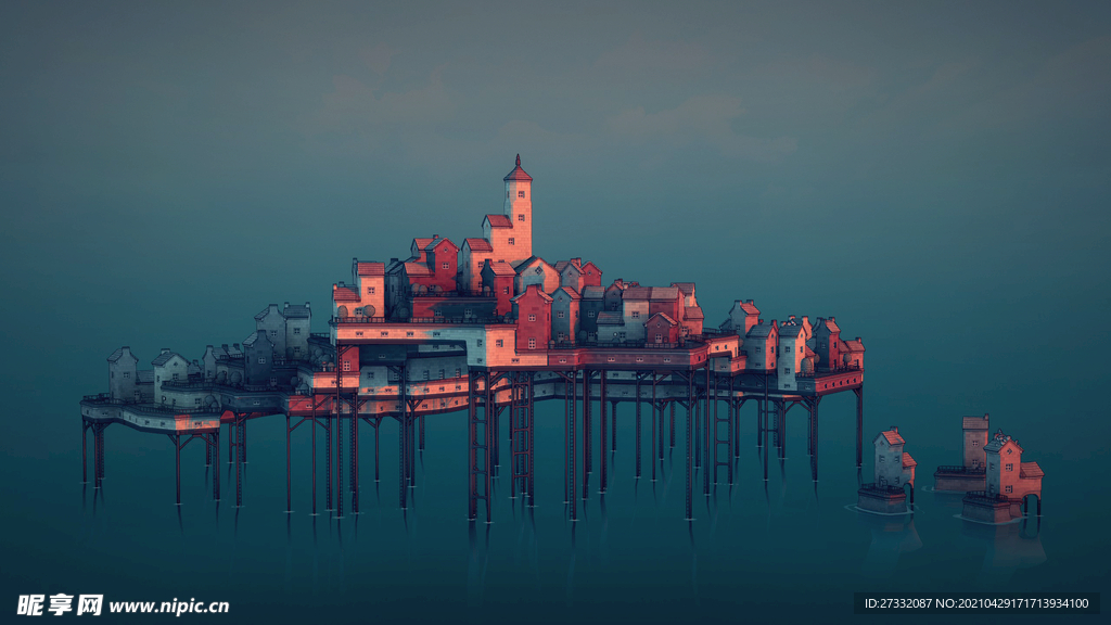  插画背景