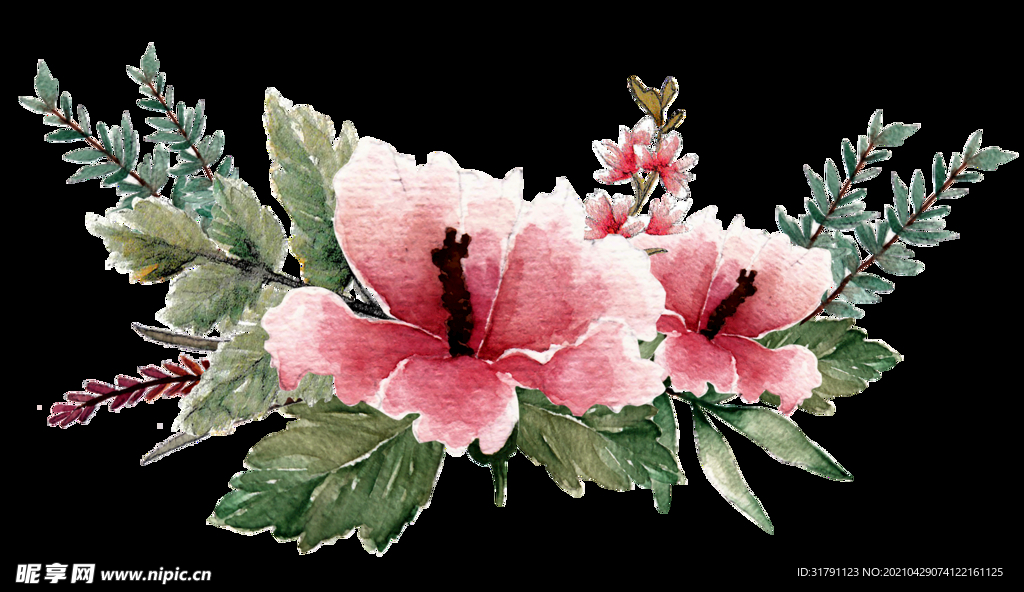 手绘花卉