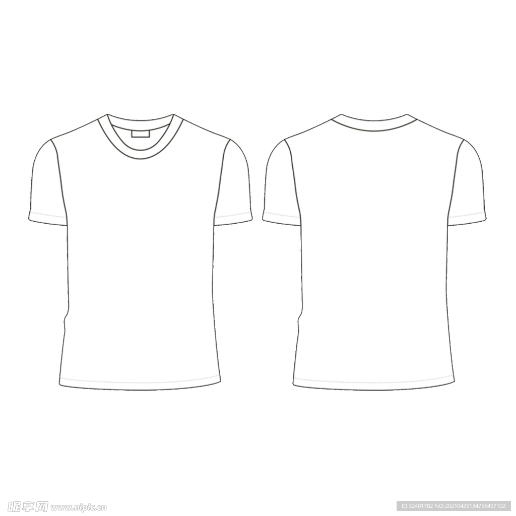 衣服框架矢量图