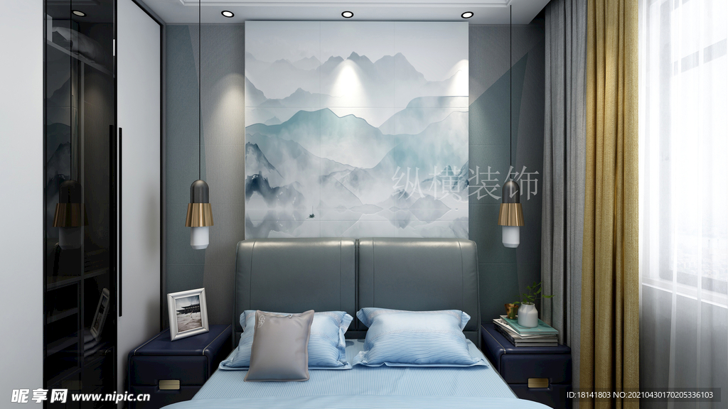 中国风   新中式  卧室