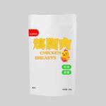 鸡胸肉牛皮纸包装效果图