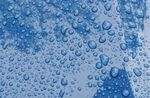 水珠蓝色背景
