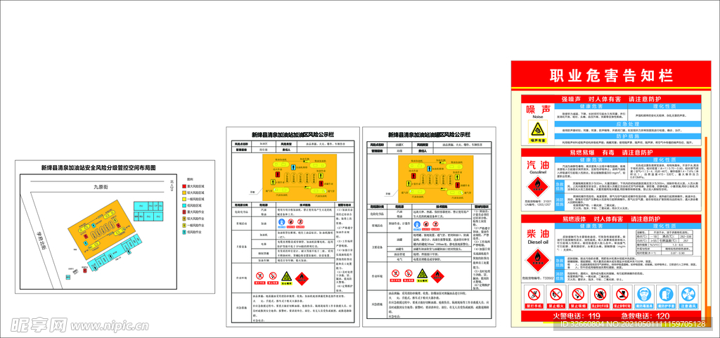 加油站安全标识