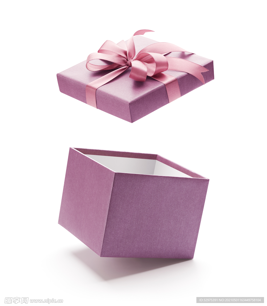 打开高端礼盒素材