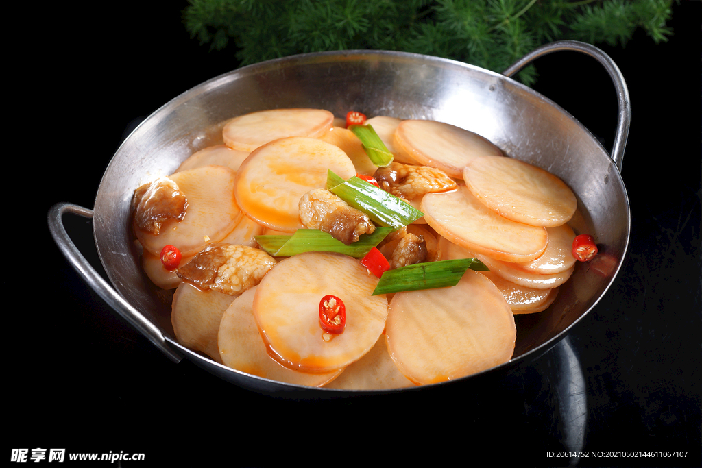 干锅土豆片