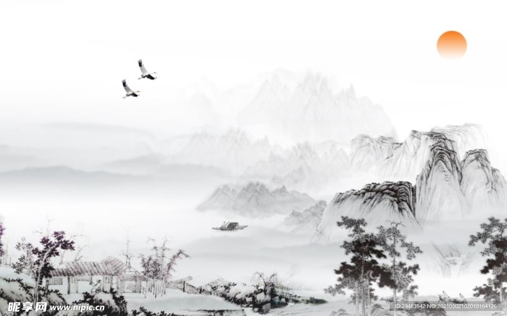 山水画 