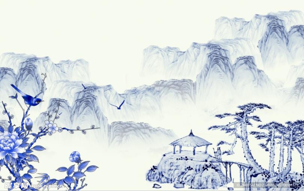 山水画 