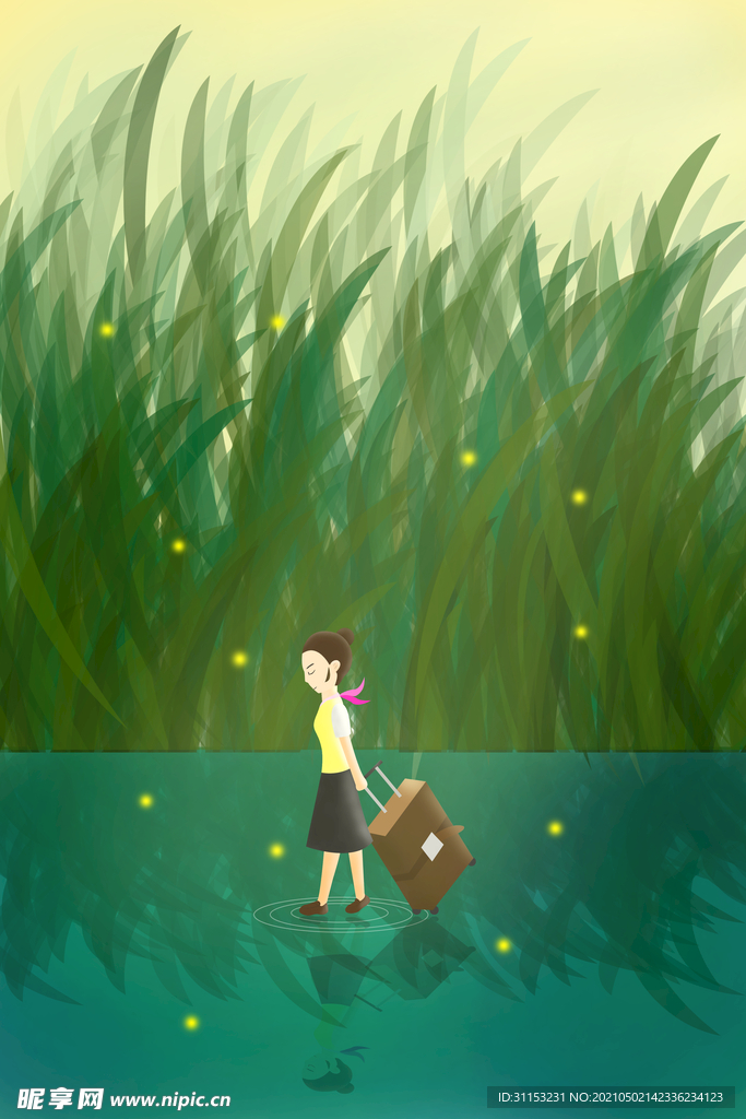 游玩插画