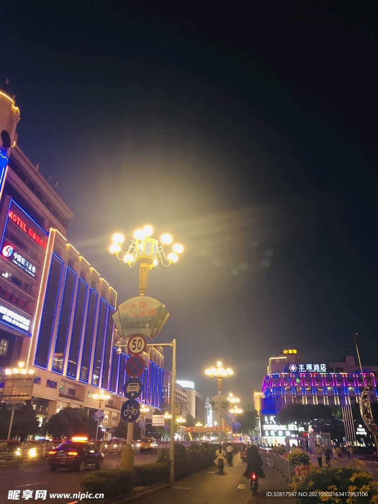 桂林市中心夜景