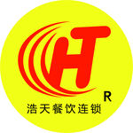 浩天餐饮连锁logo标志