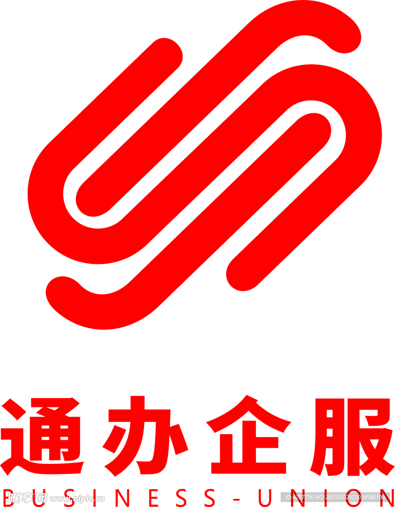 通办企服logo标志