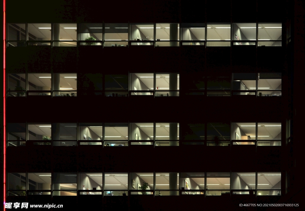 建筑夜景贴图 建筑外景贴图 街